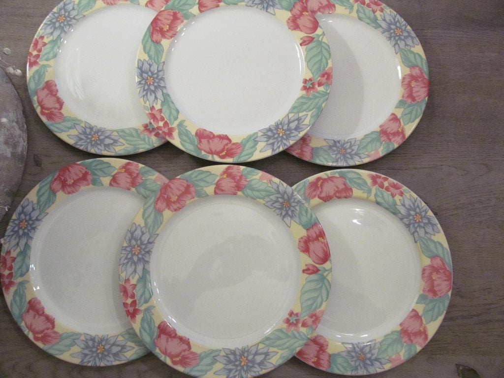 6 Apilco France Aphrodite B. Frappier Diner Borden, Huis en Inrichting, Keuken | Servies, Overige merken, Ophalen of Verzenden