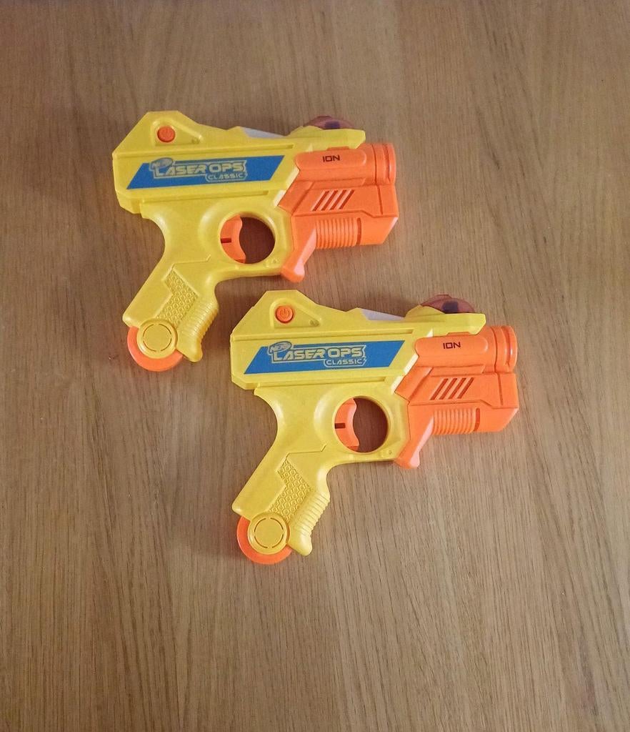 Nerf Laser Ops Classic Ion 2X, Kinderen en Baby's, Speelgoed | Buiten | Actiespeelgoed, Zo goed als nieuw, Ophalen of Verzenden