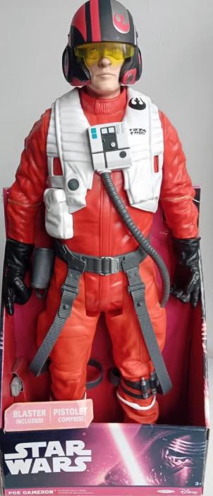 Nieuwe grote 45cm Star Wars X-Wing Piloot Poe Dameron, Ophalen of Verzenden, Nieuw