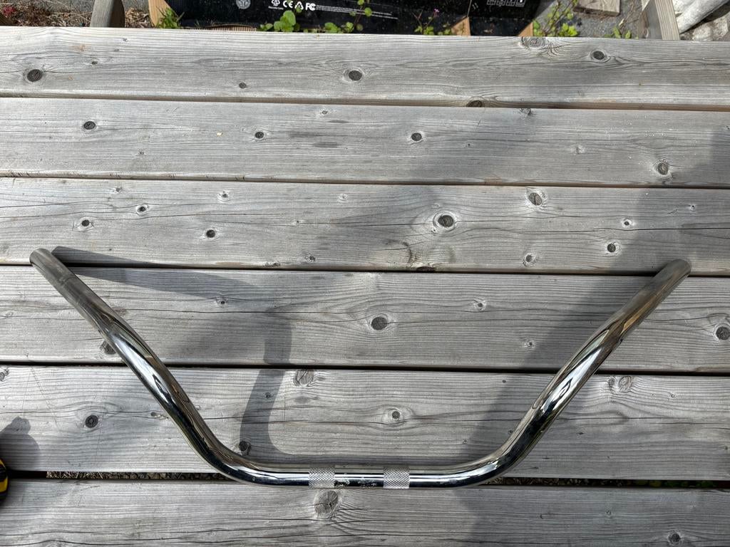 1 inch Harley stuur chrome 81 cm breed, Motoren, Ophalen, Gebruikt