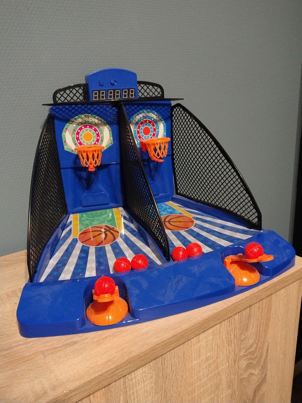 Leuke Mini Arcade Basketbalspel - Nieuwstaat met 6 balletjes, Ophalen, Nieuw, Jongen of Meisje