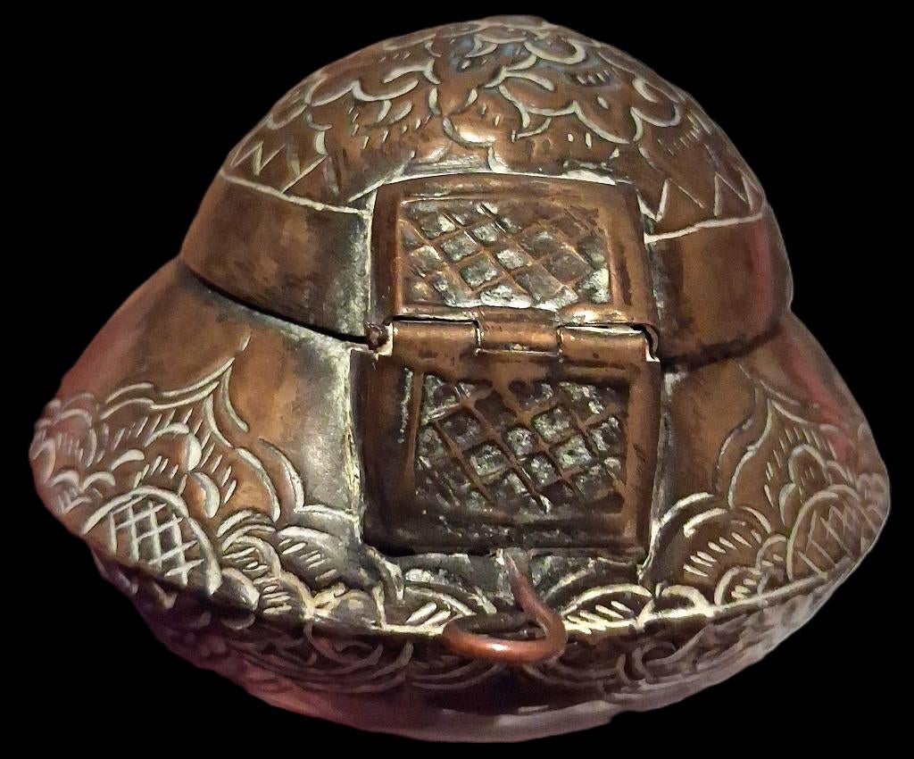 Batak doos N-Sumatra Kalkdoos Siri doos Snuifdoos dayak kris, Ophalen of Verzenden
