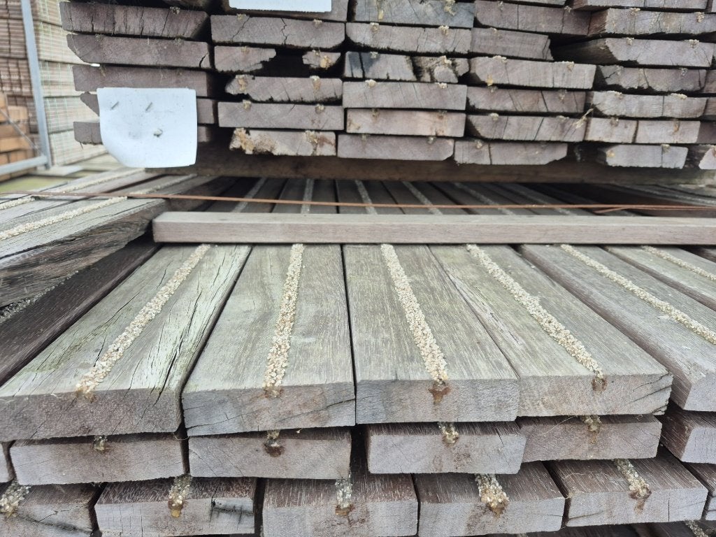 Goedkope Azobé gripstrip planken | restpartij, Ophalen, Gebruikt, Planken, Hardhout