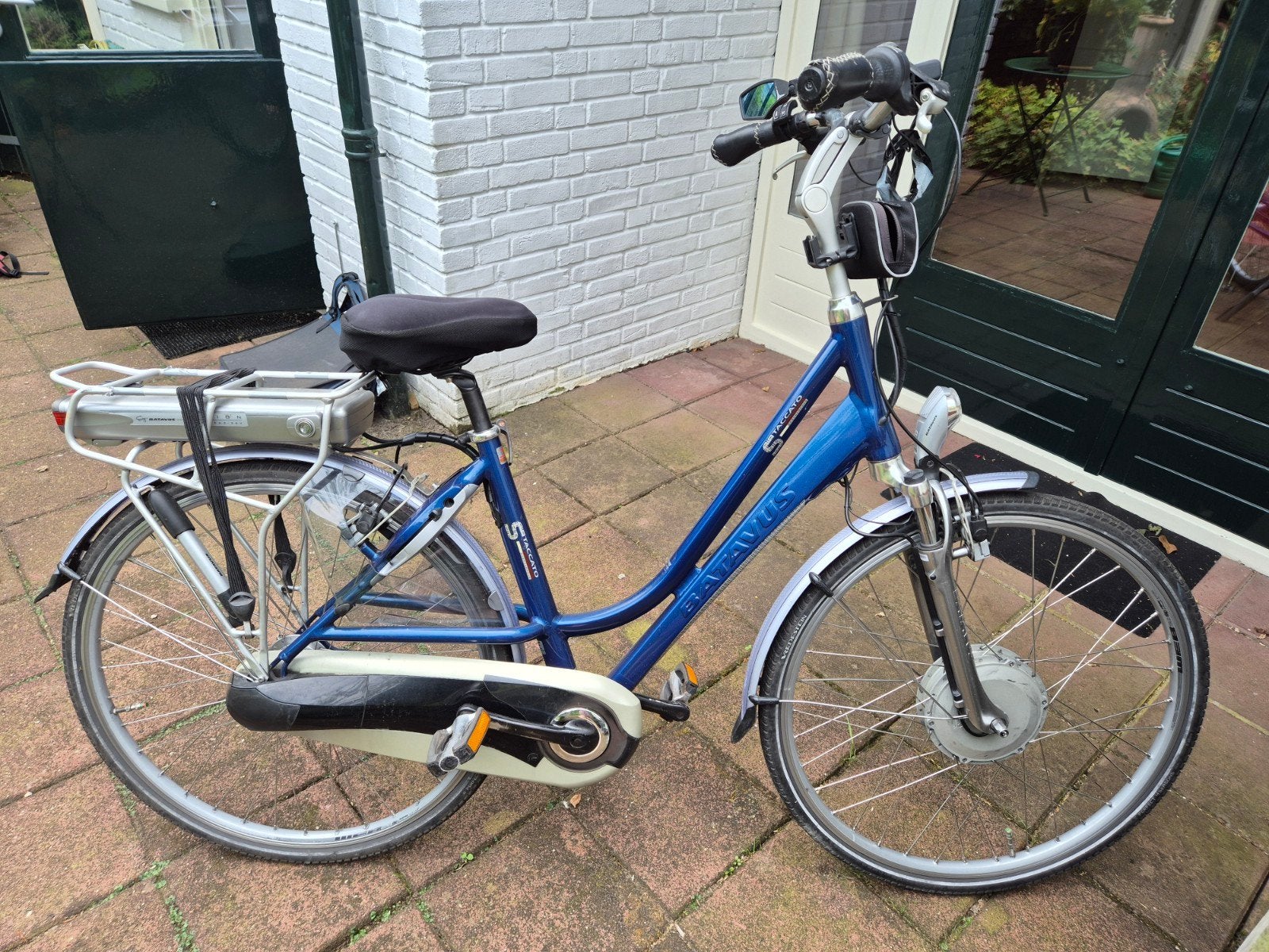 Batavus fiets, blauw, Ophalen, Gebruikt, Batavus