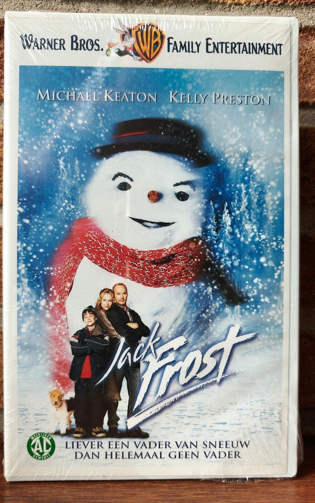 Jack Frost VHS - Michael Keaton SEALED, Cd's en Dvd's, Nederlands ondertiteld, Engels, Alle leeftijden, Ophalen of Verzenden