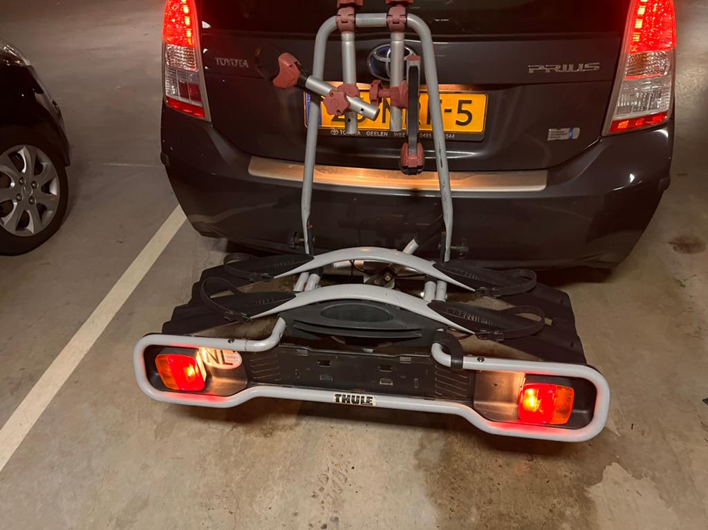 Thule fietsendrager, Auto diversen, Fietsendragers, Ophalen, Zo goed als nieuw, Trekhaakdrager