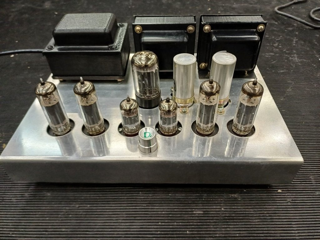 buizenversterker zelfbouw el84 12ax7 5ar4, Ophalen of Verzenden, Versterker
