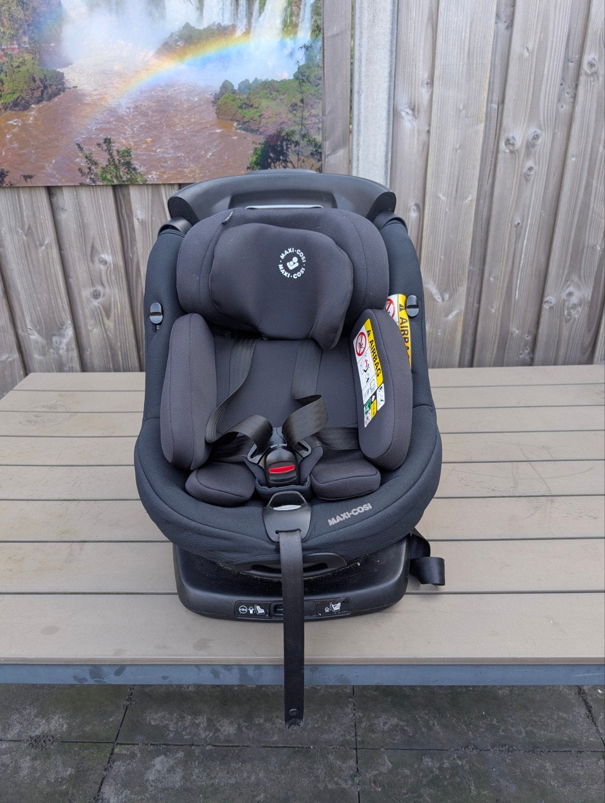 Maxi-Cosi AxissFix Plus | 360 draaibaar | ISOFIX |, Ophalen, Gebruikt, 9 t/m 18 kg, Verstelbare rugleuning