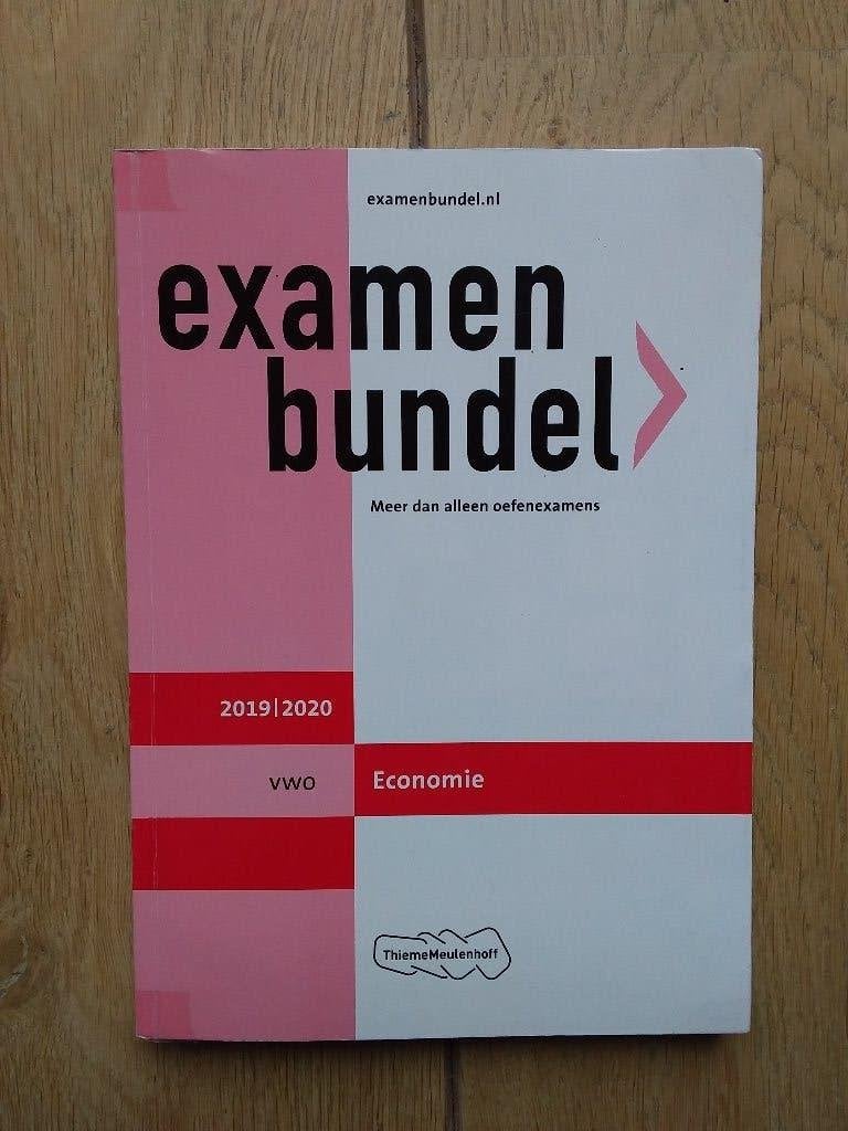 examenbundel vwo economie 2019/2020, VWO, Economie, ThiemeMeulenhoff, Ophalen of Verzenden