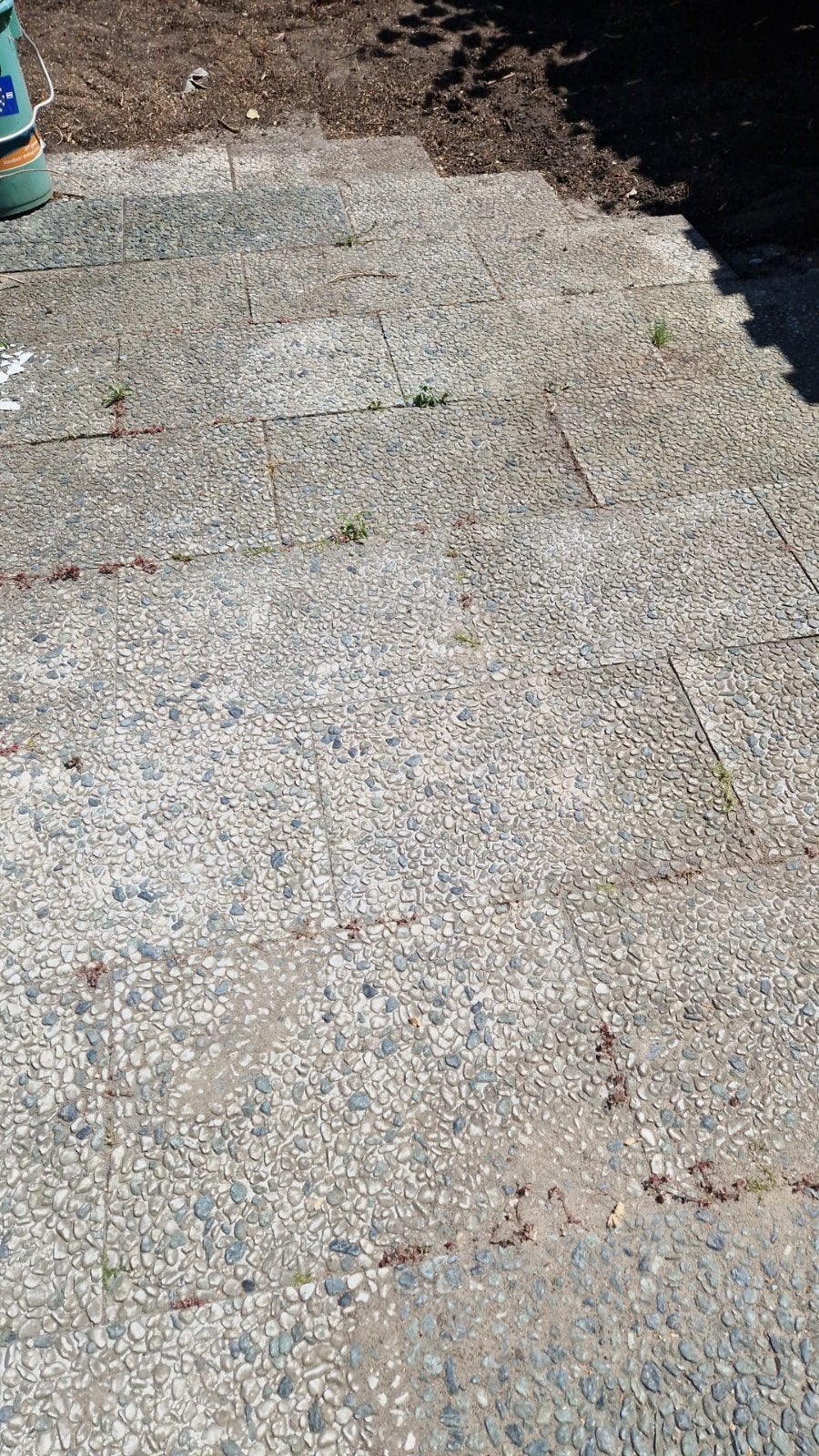 Gratis tuintegels 40x60cm - 95 stuks - Spoed!, Ophalen, Gebruikt, 40 tot 60 cm, 10 m² of meer