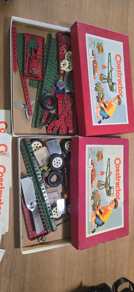 Vintage Constructor Bouwdozen met Handleidingen, Ophalen of Verzenden, Gebruikt, Overige merken
