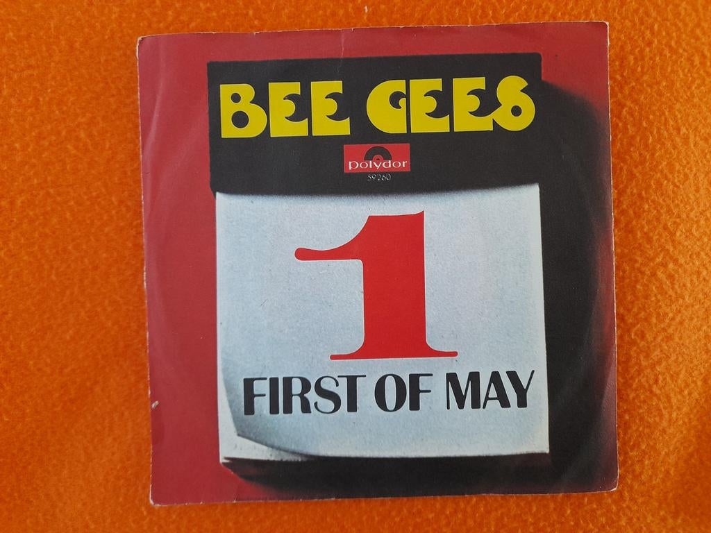 Bee Gees - First of May/Lamplight (1969), Originele persing, Ophalen of Verzenden, Gebruikt, Pop