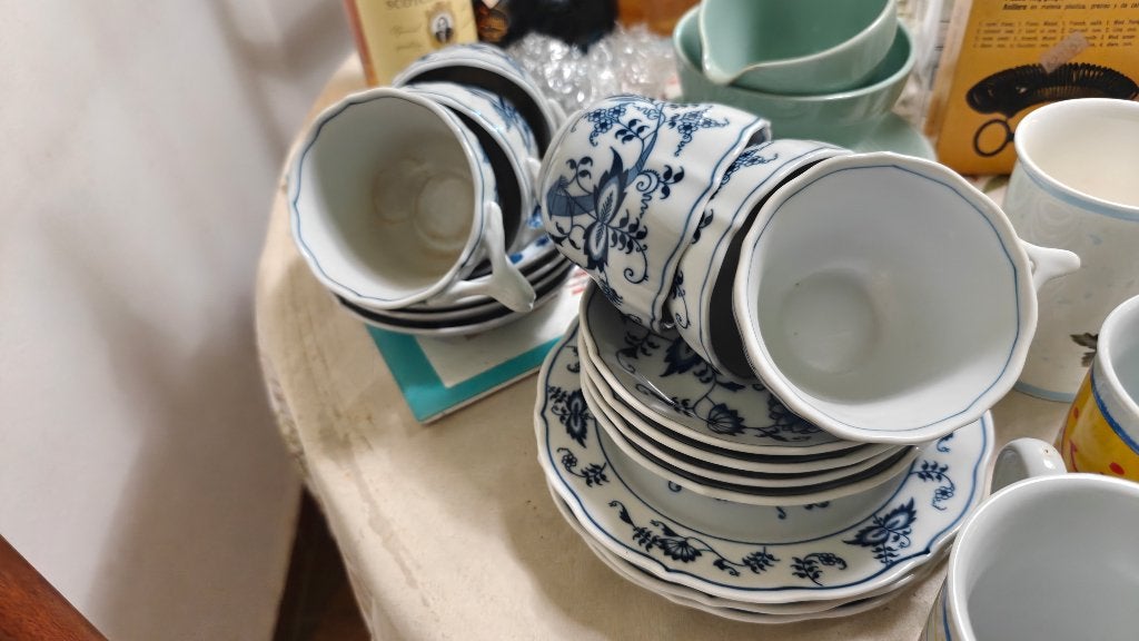 Zwiebelmuster / Blue Danube servies stukken, Ophalen of Verzenden