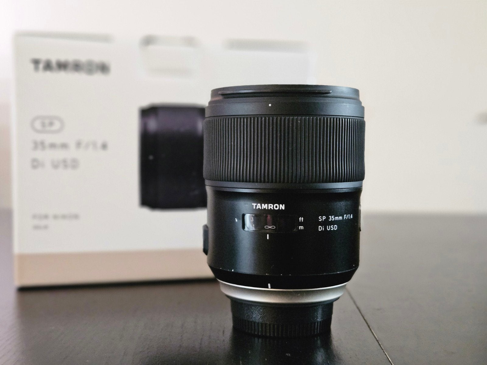 Tamron SP 35mm F/1.4 Di USD Lens voor Nikon DSLR, 35 mm, Ophalen of Verzenden, Zo goed als nieuw, Autofocus