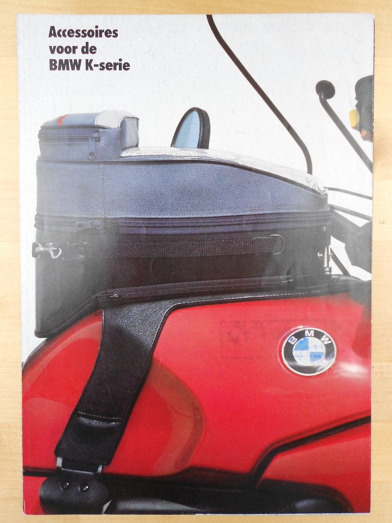BMW K100 Motorfiets Accessoires Brochure 1984 Folder, Motoren, Handleidingen en Instructieboekjes, Ophalen of Verzenden, BMW