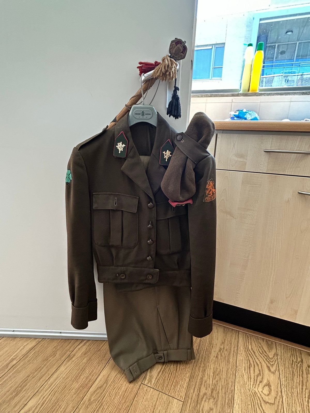 Vintage Militair Uniform Landmacht Nederland, Ophalen, Landmacht, Nederland, Kleding of Schoenen