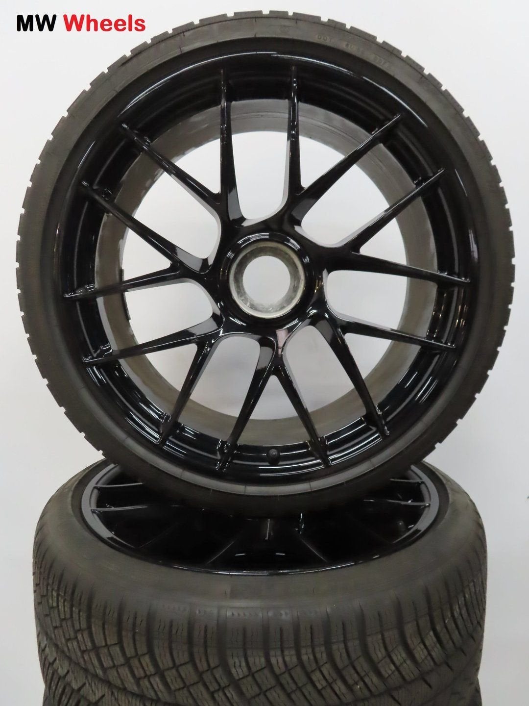 Porsche 20 inch Origineel 911 991 velgen Turbo winterbanden, -, -, Banden en Velgen, 20 inch