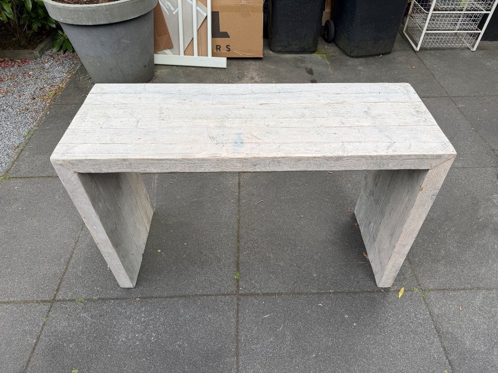 Dressoir steigerhout, Huis en Inrichting, Kasten | Dressoirs, Ophalen, Gebruikt, 100 tot 150 cm, 25 tot 50 cm