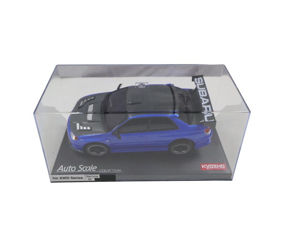 Kyosho Autoscale Mini-Z Subaru Impreza WRX Aero Kit Blue, Ophalen of Verzenden, Nieuw, Overige schalen, Auto onroad