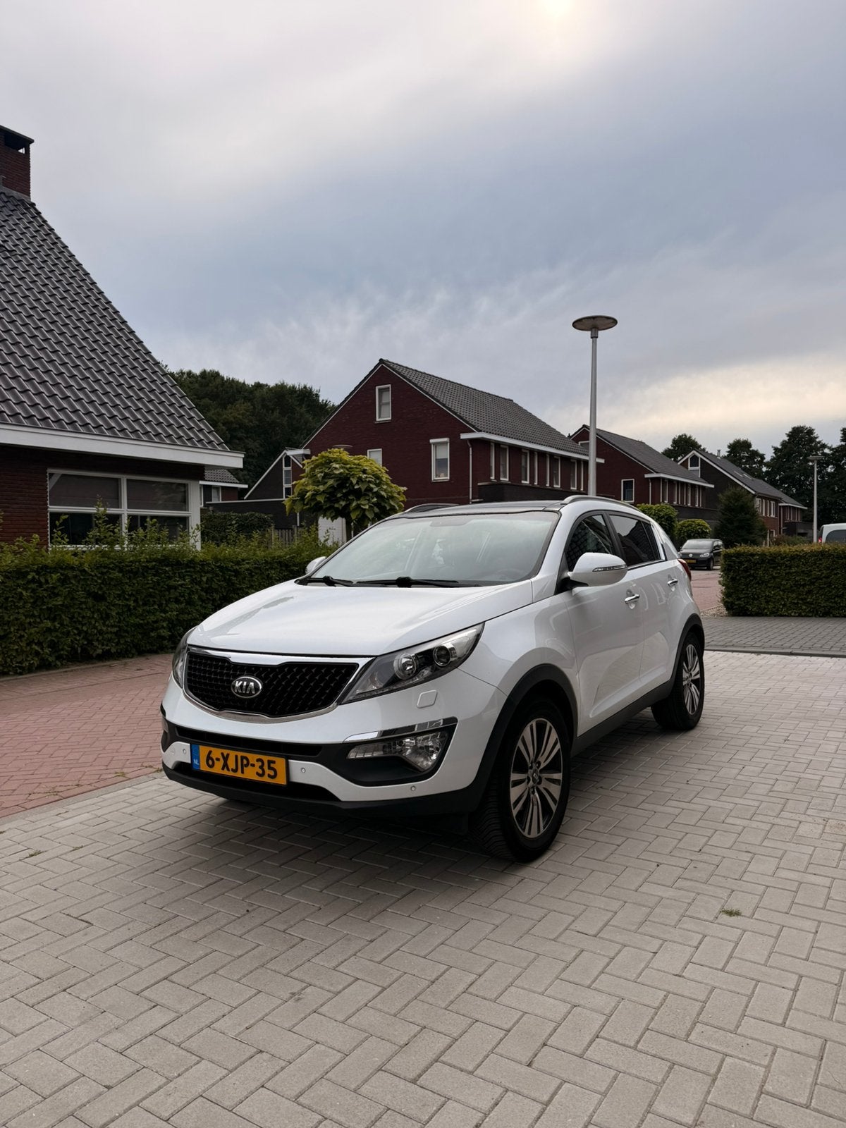 Kia Sportage 2.0 Business Line Automaat | Panoramadak, Auto's, 1998 cc, 4 cilinders, Wit, Origineel Nederlands