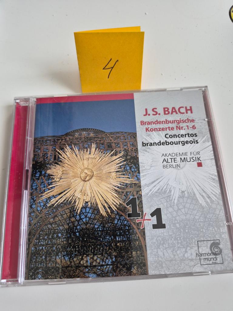 J.S. Bach - Brandenburgische Konzerte - Harmonia Mundi CD, Ophalen of Verzenden, Barok, Zo goed als nieuw, Orkest of Ballet