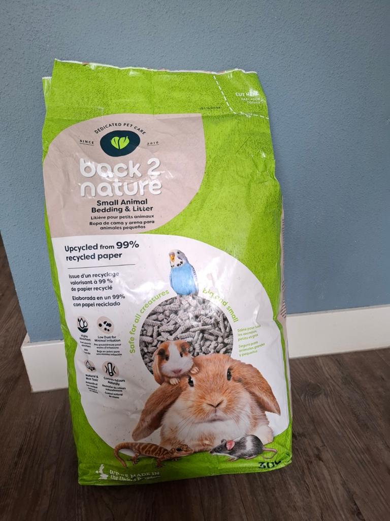 Bodembedekking papierkorrels back2nature 30 liter, Dieren en Toebehoren, Ophalen, Nieuw, Verzorging