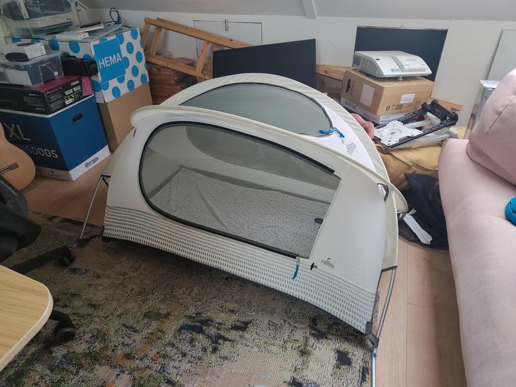 Het ultieme campingbedje Nomad Kids Travelbed, Ophalen of Verzenden, Gebruikt, Overige