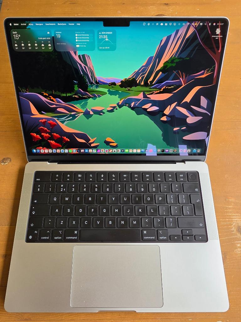 MacBook Pro 14 inch M4 pro 1Tb SSD, 1 TB of meer, Qwerty, Overige groottes, Zo goed als nieuw