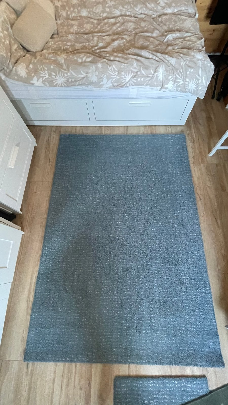 IKEA LANGSTED Vloerkleed - Blauw/Grijs (133x195 cm)