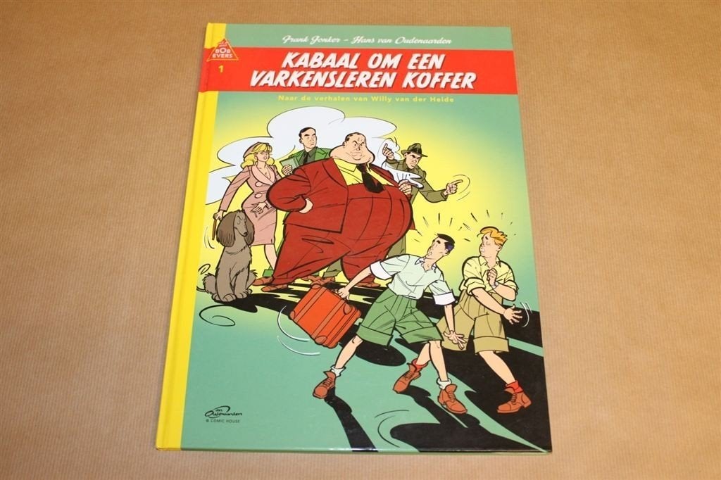 Kabaal om een varkensleren koffer - Bob Evers in stripvorm, Boeken, Eén stripboek, Ophalen of Verzenden, Zo goed als nieuw