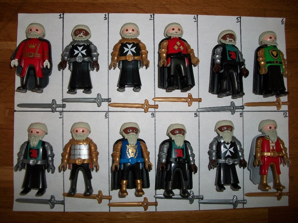 Ridder, knight, tempelier, Ophalen of Verzenden, Nieuw, Complete set, Figuren