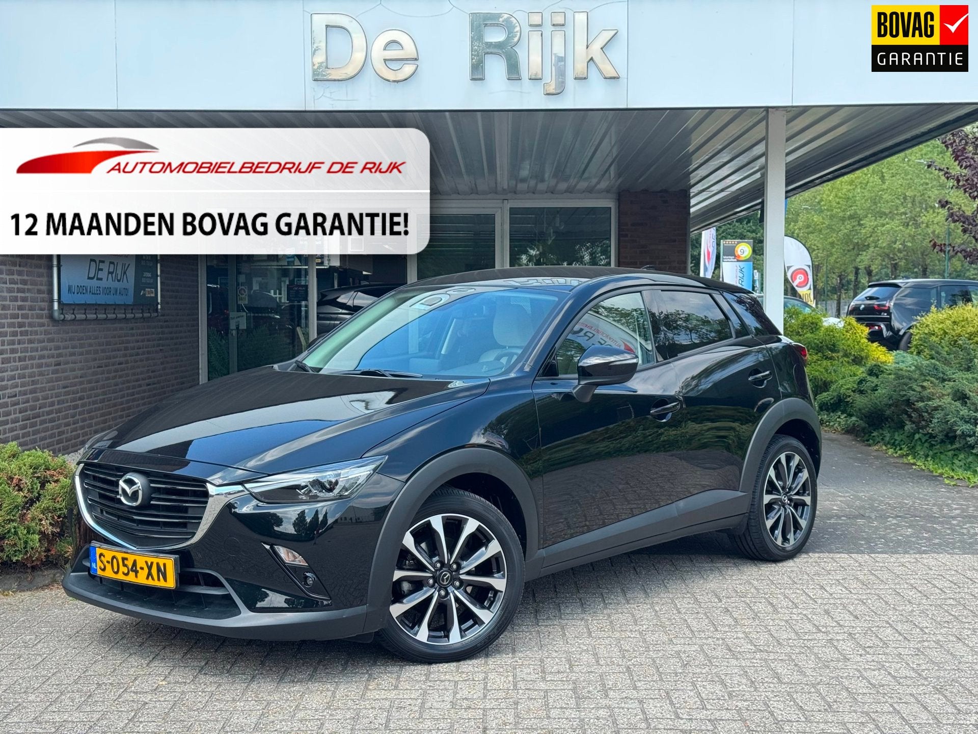Mazda CX-3 2.0 SkyActiv-G 121 Luxury | Leder Pakket, Carplay, 1998 cc, Gebruikt, Euro 6, Zwart