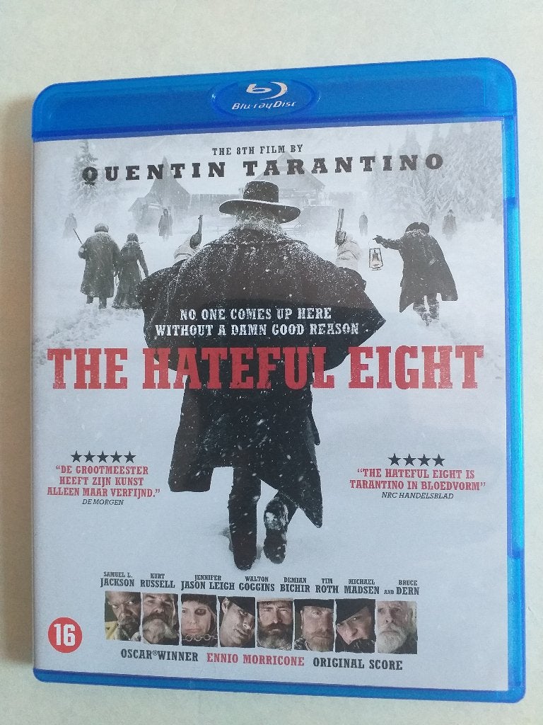 The Hateful Eight Bluray, Engels, Vanaf 16 jaar, Nederlands, Film