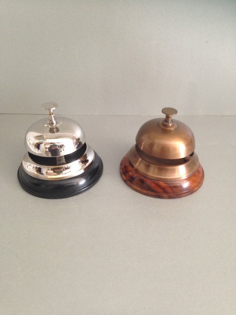 Set van 2 Vintage Baliebellen: Brons & Nikkel, Ophalen of Verzenden, Brons