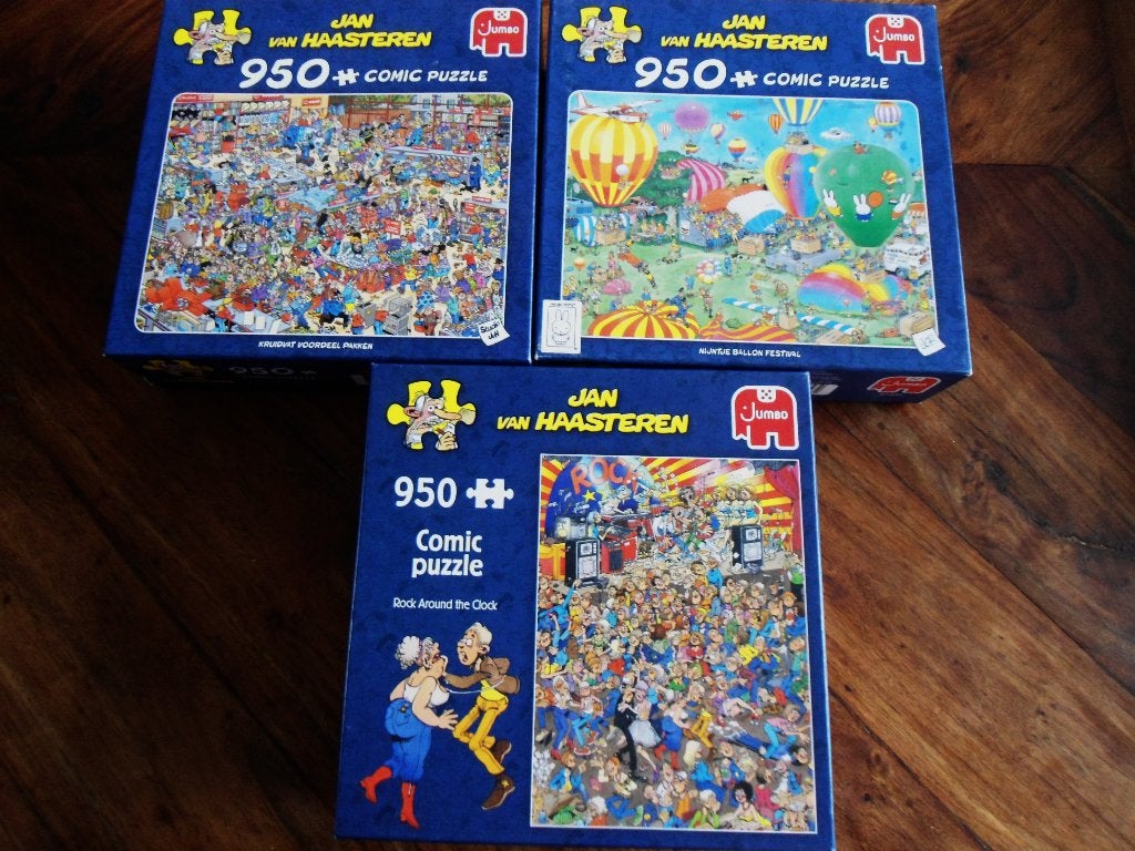 v. Haasteren puzzels 950 stukjes, gegarandeerd compleet, Ophalen, 500 t/m 1500 stukjes, Zo goed als nieuw, Legpuzzel