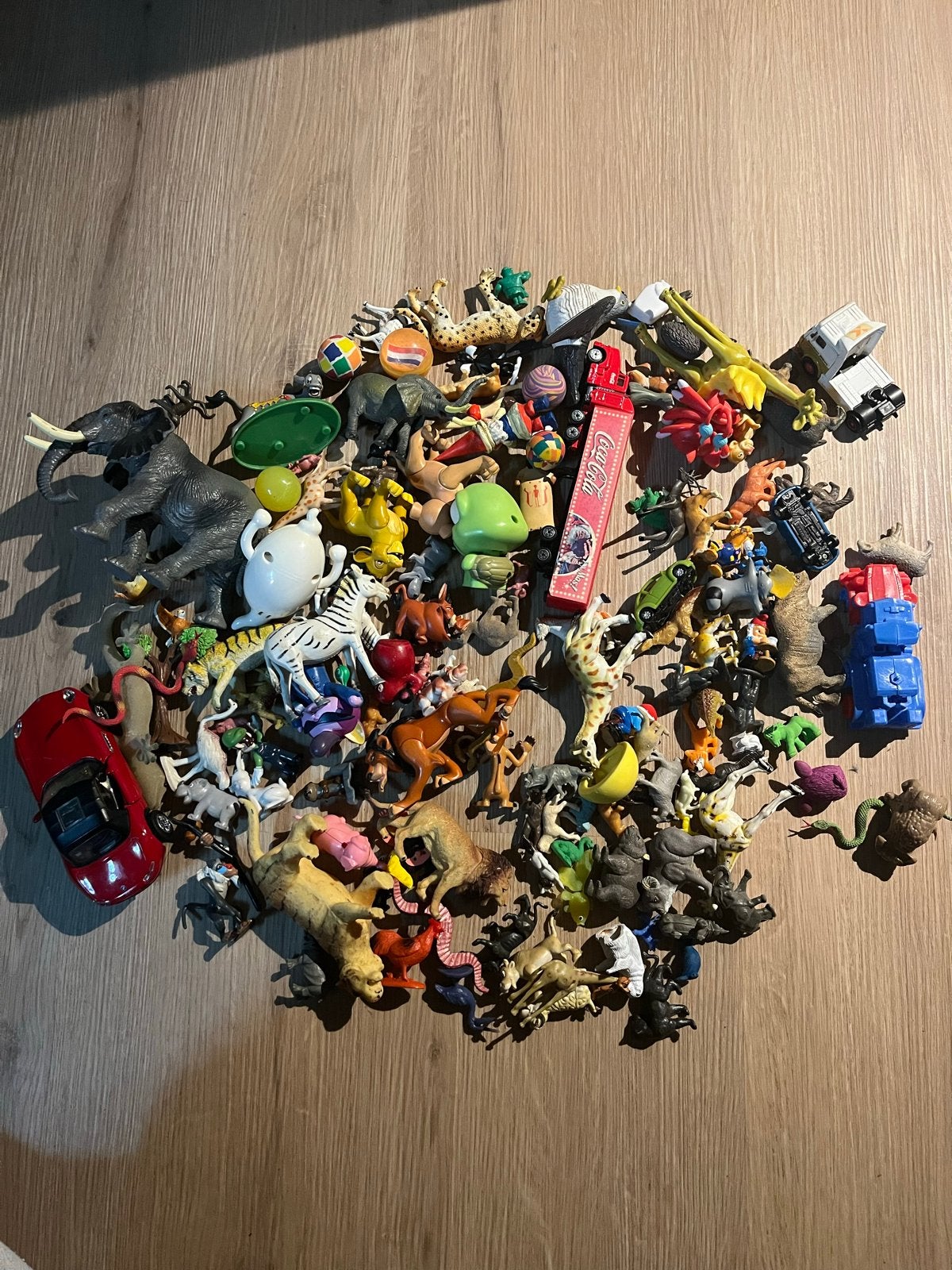 Grote verzameling speelgoed dieren en voertuigen, Ophalen of Verzenden, Gebruikt, Jongen of Meisje