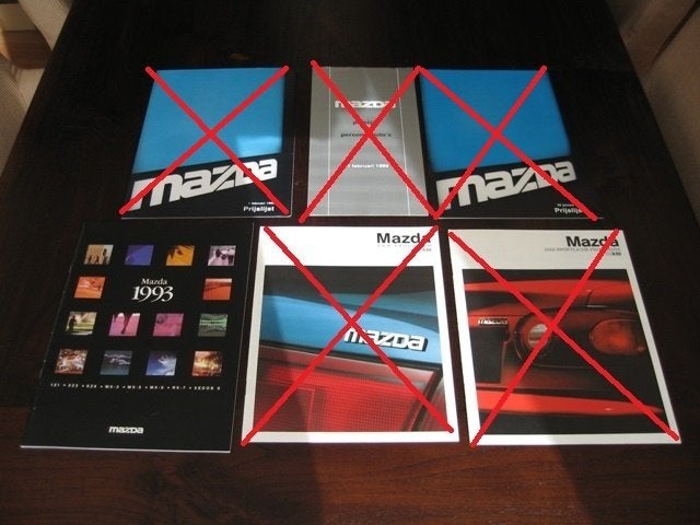Mazda Diversen Folders, Ophalen of Verzenden, Zo goed als nieuw, Mazda, Mazda