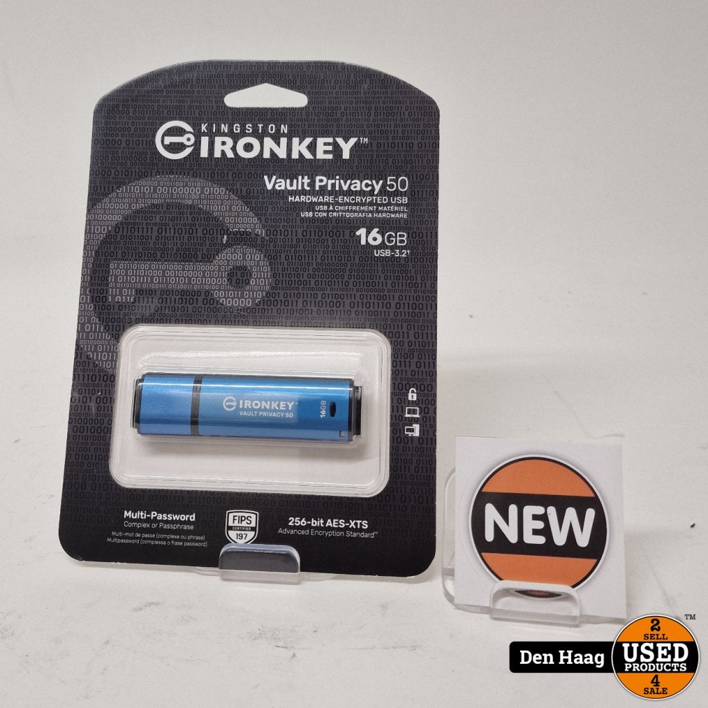 Kingston IronKey Vault Privacy 50 USB Stick 16GB | Nieuw, Computers en Software, Kingston, Nieuw, Support@kingston.com, Kingston Technology Company, Inc.
17600 Newhope St.
Fountain Valley, CA 92708
USA