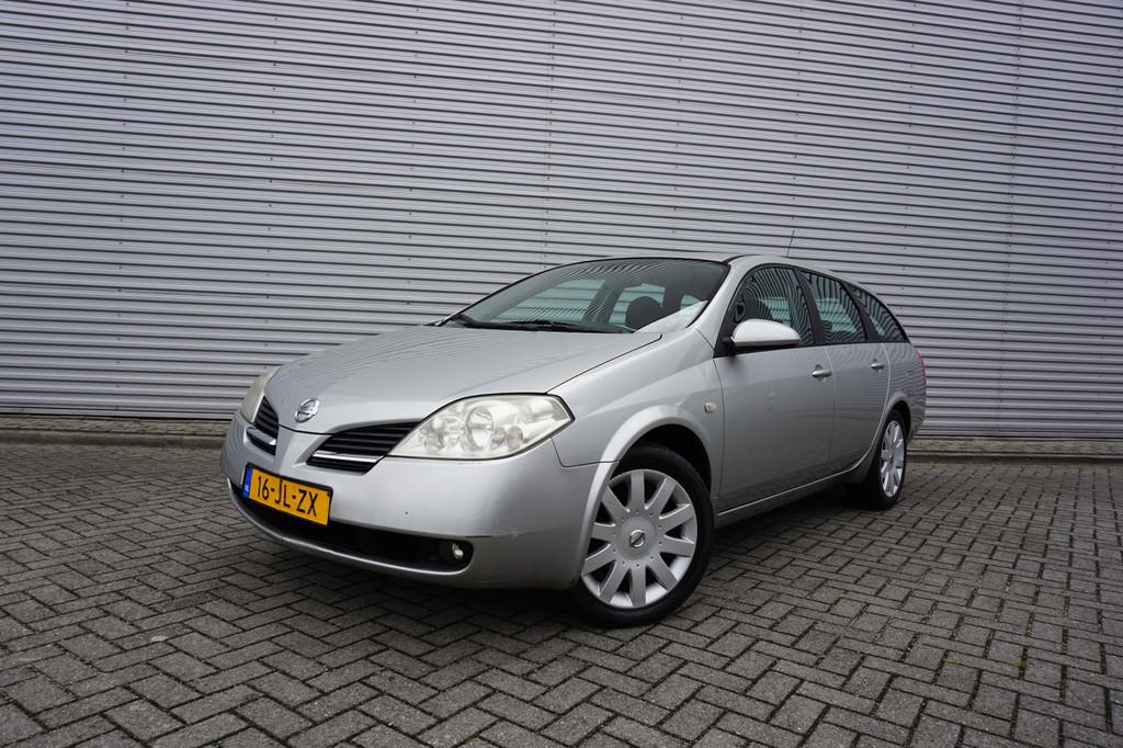 Nissan Primera Estate 1.8 Tekna Airco / Navi / Elektr. ramen, Voorwielaandrijving, Stof, Gebruikt, 4 cilinders