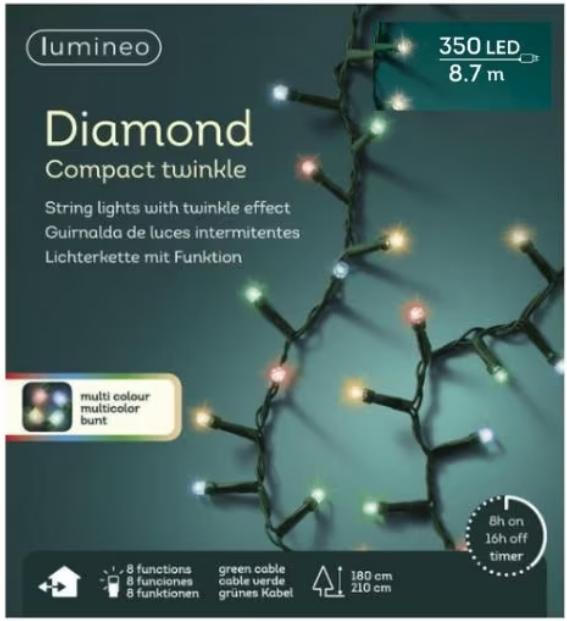 Mini-LED-350-lamps-Kerstverlichting 870cm van 30 voor 9 NEW, Nieuw, Ophalen of Verzenden