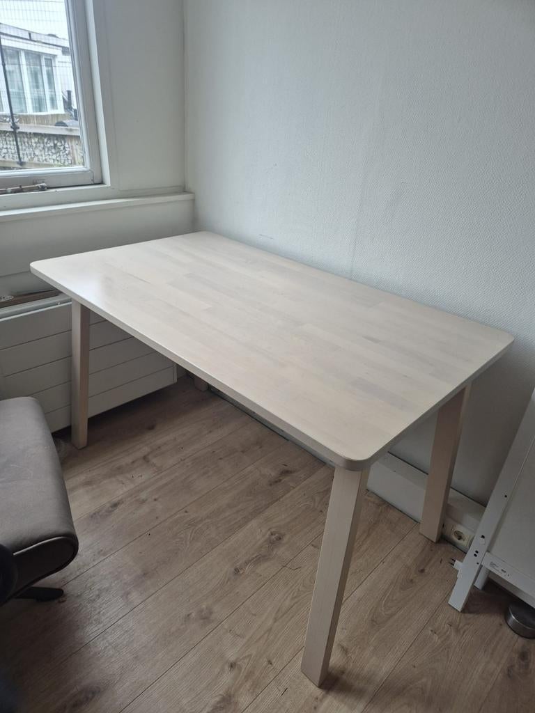 Ikea NORRÅKER eettafel / bureau - zo goed als nieuw, Huis en Inrichting, 100 tot 150 cm, Zo goed als nieuw, Rechthoekig, 50 tot 100 cm