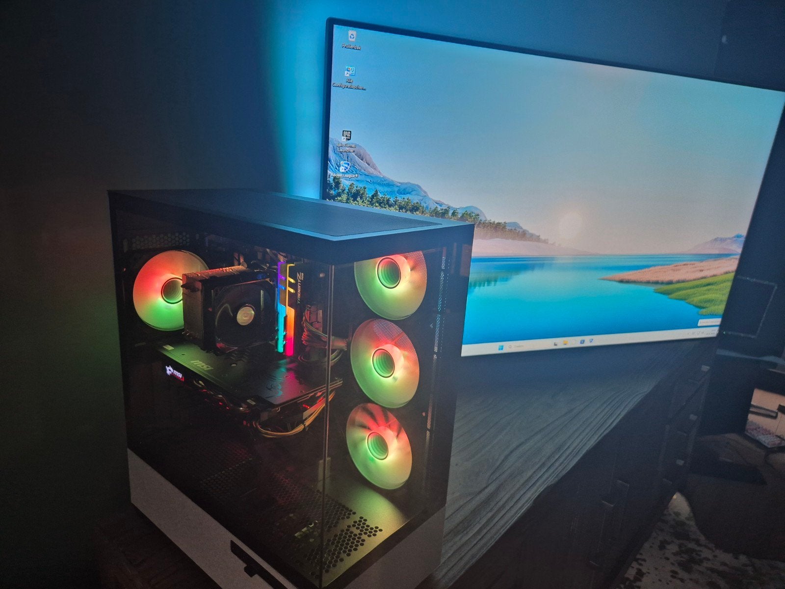 Game PC met Windows 11, 16GB RAM, SSD, GTX 1060 6GB, ARGB, Ophalen