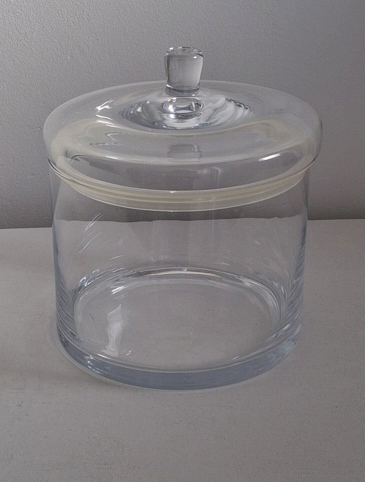 Glazen pot met deksel, Ophalen, Gebruikt, Glas, Klassiek