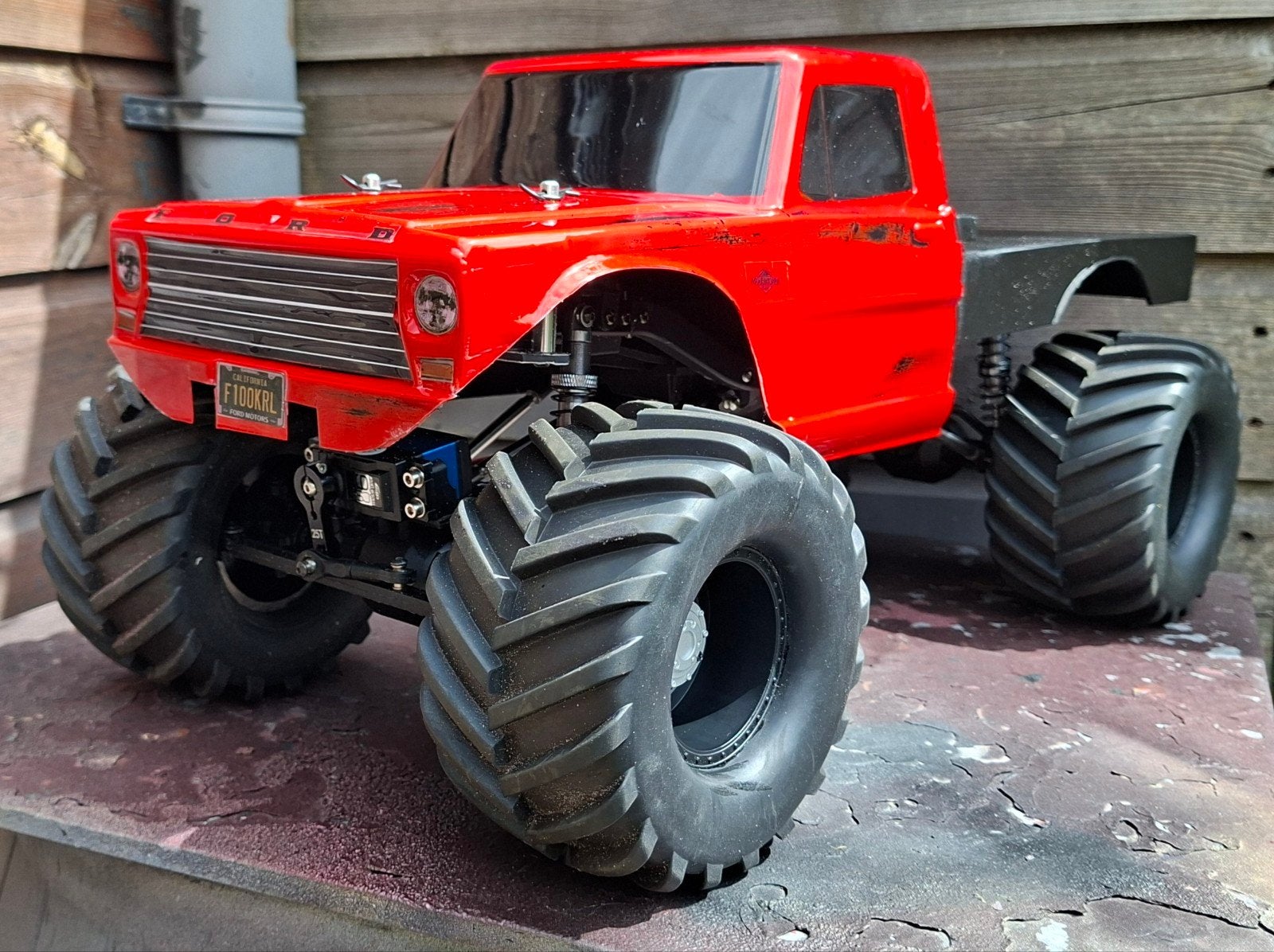 Ford the beast Tamiya CC02, Elektro, Auto offroad, Ophalen of Verzenden, Zo goed als nieuw
