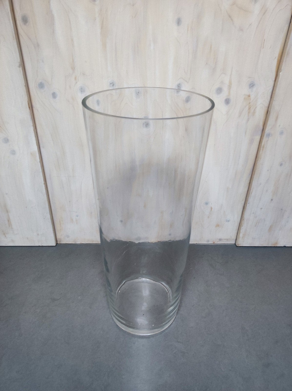 Hoge glazen vaas, Ophalen, Glas