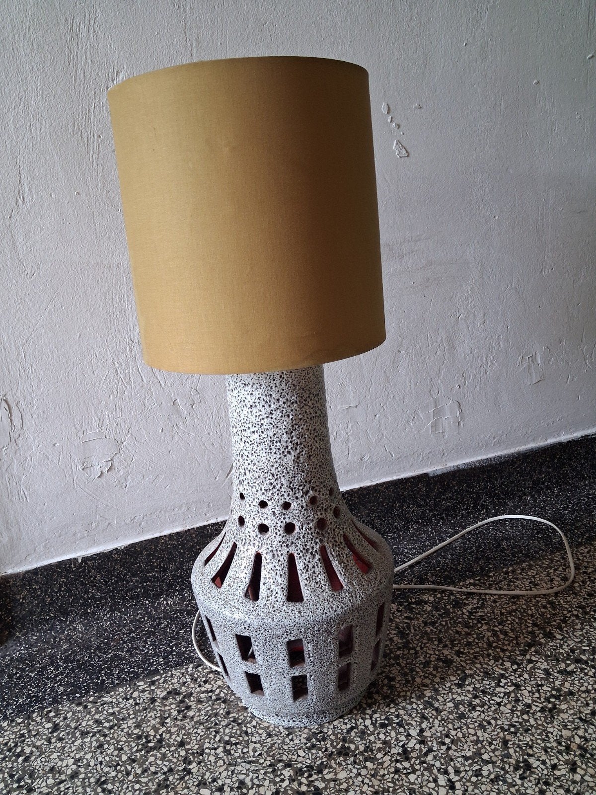 West Germany Fat Lava lamp, vintage keramische tafellamp, Ophalen