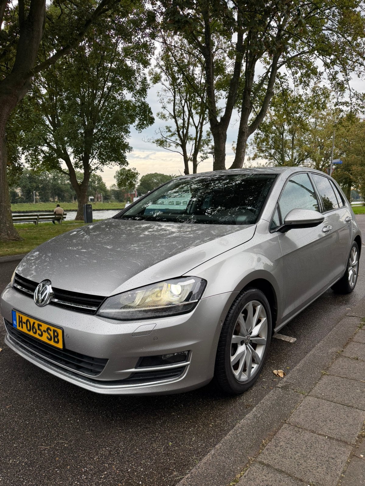 Volkswagen Golf 1.4 TSI Highline, Automaat, Zwart, Bluetooth, Leder en Stof