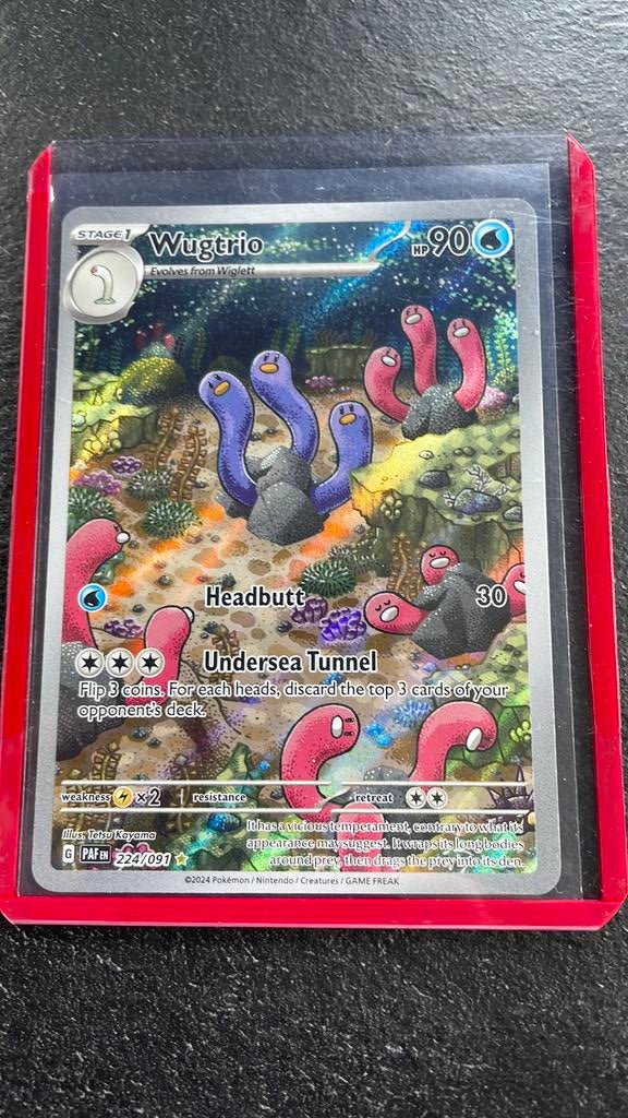 Wugtrio 224/091 Pokemon, Ophalen of Verzenden, Zo goed als nieuw
