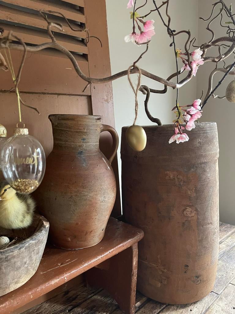 Grote oude brocante Nepalese pot, Ophalen of Verzenden