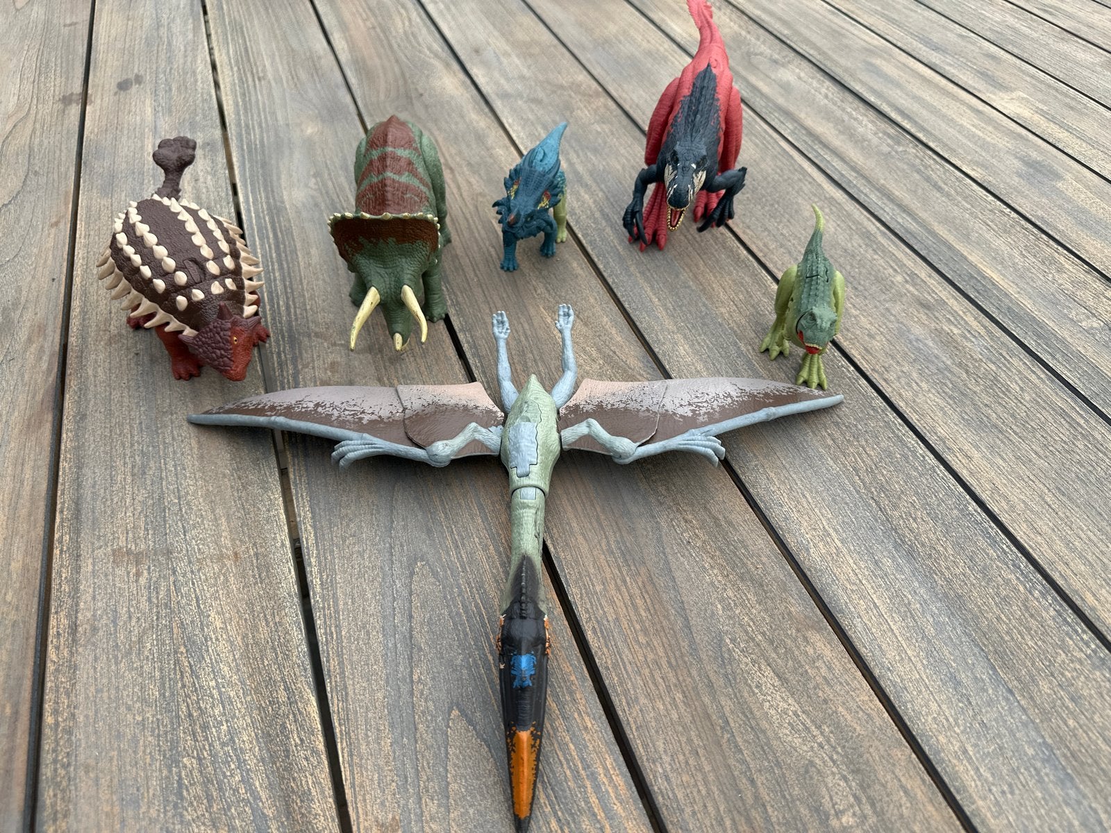 Jurassic World Dinosaurus speelgoed set - 6 stuks 12, Ophalen, Gebruikt, Jongen of Meisje